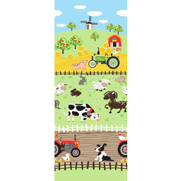 Karo Pościel bawełniana 160x200 227N Farma Krówka Konik