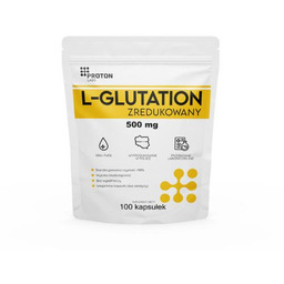 Proton Labs L-Glutation zredukowany 500 mg, 100 kaps.