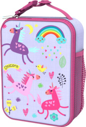 Lunch Bag torba z izolacją termiczną śniadaniówka Jednorożce