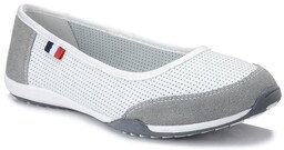 Baleriny baletki damskie skórzane białe lekkie Filippo DP142-37