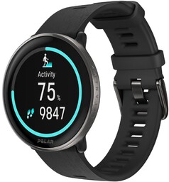 Polar, Ignite 3 Titanium, czarny silikonowy, S-L
