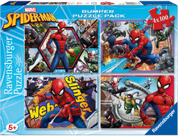 Ravensburger, puzzle, Marvel, Spider-man, 4x100 el.