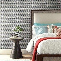 RoomMates RMK11604RL tapeta samoprzylepna Paragon Geometryczny, winyl, szary