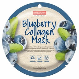 Purederm Blueberry Collagen Mask Borówka 18g maseczka