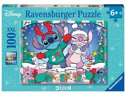 RAVENSBURGER Puzzle Disney Stitch Święta 12004030 (100 elementów)
