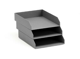 Tace na dokumenty TIDY, szary, opak. 3 szt.