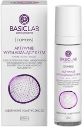 BasicLab Ujędrnienie i Elastyczność Aktywnie wygładzający krem