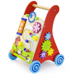 Viga, drewniany chodzik edukacyjny, Red