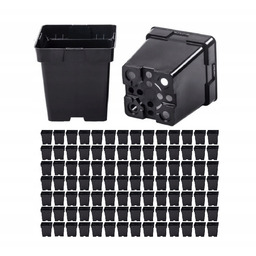Doniczki produkcyjne DonKwiat S2A 2L 14cm kwadratowe czarne