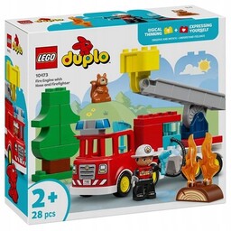 Lego Duplo Wóz strażacki z wężem i strażakiem