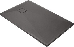 DEANTE Brodzik granitowy prostokątny 90x70x3,6cm CORREO antracyt metalik