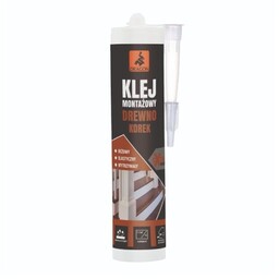 DRAGON Klej montażowy Drewno Korek 280 ml