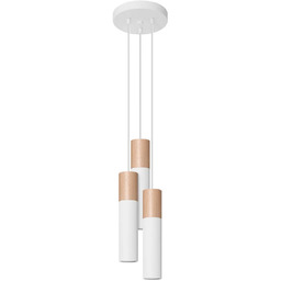 Lampa wisząca PABLO 3P biała SL.1013 - Sollux