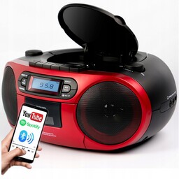 Radioodtwarzacz Boombox Aiwa BBTC-550RD Bt CD Usb Kaseta
