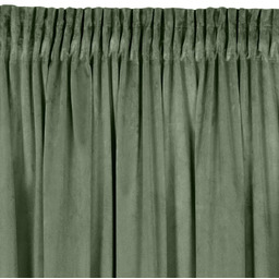 Zasłona welwetowa oliwkowa ZYQ-19