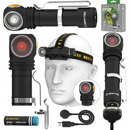 Armytek Latarka Wizard C2 Wr Usb Białe Czerwone
