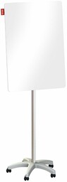 Flipchart mobilny szklany suchościeralny magnetyczny 70x100cm biały, czarny,