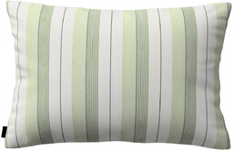 Poszewka Kinga na poduszkę prostokątną, zielone pasy, 60