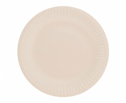 Talerzyki papierowe jasnoróżowe - 18 cm - 6