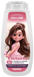 ON LINE KIDS Princess Victoria 3w1 Szampon, żel,