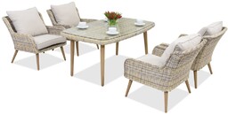 Meble ogrodowe Bilbao Premium 4 Garden Point piaskowe