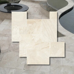 Płytka marmurowa 12 mm Diana Royal Bębnowana kpl=0,743m2