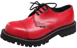 krótkie glany STEEL - FULL RED (3 dziurki)-44