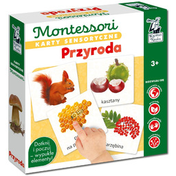 Karty sensoryczne Montessori Przyroda, Kapitan Nauka