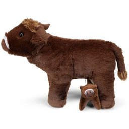 MAMANIMALS Maskotka Mama krówka z małymi MM2020608 (3