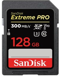 SanDisk Extreme PRO SDHC UHS-II V90 300MB/s 128GB