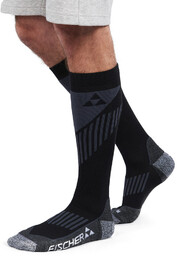 FISCHER ALPINE SKISOCKS COMFORT Black/Grey 2024