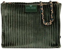 Pepe Moll 232413 Velvet Kaki Torebka Damska
