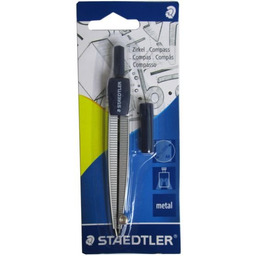 Cyrkiel szkolny z etui na grafity, blister