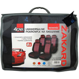 Pokrowce na siedzenia ŻAKARD niebieskie 4Car