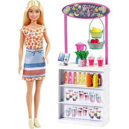 Barbie GRN75 - zestaw zabawowy Wellness Smoothie Bar