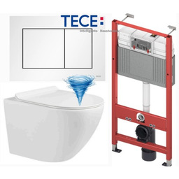 Miska WC premium 48x37x37 cm, spłukiwanie tajfun tornado