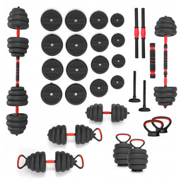 Zestaw Ciężary 6w1 Hms SGN140 Pro 40kg Hantle