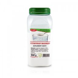 Cytrynian magnezu 500 g - słoik