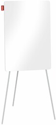 Flipchart na trójnogu szklany suchościeralny magnetyczny 70x100cm biały,