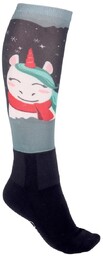 Skarpetki Qhp Cheery Winter Unicorn, Rozmiar: 30-35