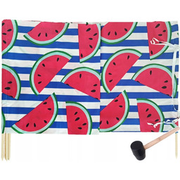 Parawan plażowy 10 metrów wzór 8 z młotkiem