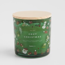 Świeca Zapachowa Festio z motywem mikołaja