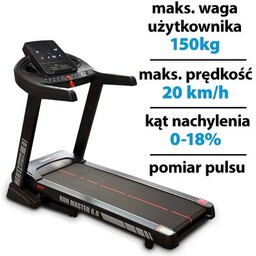 HERTZ FITNESS Bieżnia elektryczna Run Master 6.0 2206W