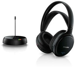 Philips SHC5200/10 Nauszne Czarny Słuchawki bezprzewodowe