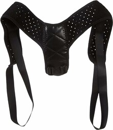 BauFT Unisex  korektor postawy dla dorosłych, czarny,