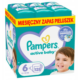 Pampers Active Baby 6 128 szt. 13-18 kg