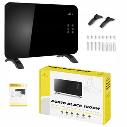 Grzejnik Elektryczny konwektorowy Szklany Panel energooszczędny 1000W WiFi