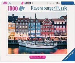 RAVENSBURGER Puzzle Skandynawskie miasto Kopenhaga (1000 elementów)