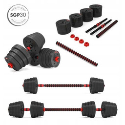 Hantle regulowane Sztanga 2W1 SGP30KG Hms 24-48H