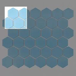 DUNIN próbka mozaiki ceramicznej Hexagon Montana 51 Matt